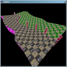 Editor View of Multiple Terrains